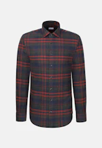 Regular Flannel shirt Check in Rot |  Seidensticker Onlineshop