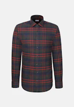 Regular Flanellhemd Karo in Rot |  Seidensticker Onlineshop