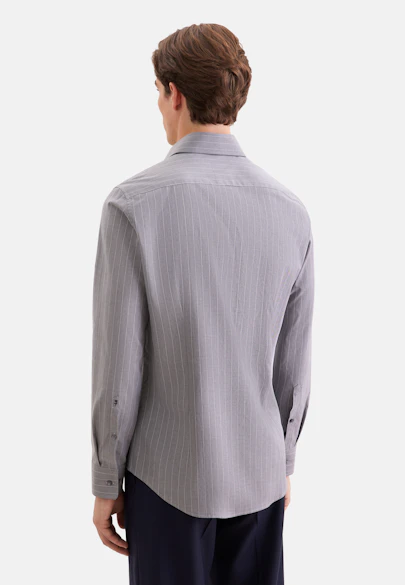 Slim Business shirt Stripes in Grey |  Seidensticker Onlineshop