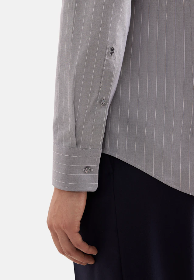 Slim Business shirt Stripes in Grey |  Seidensticker Onlineshop