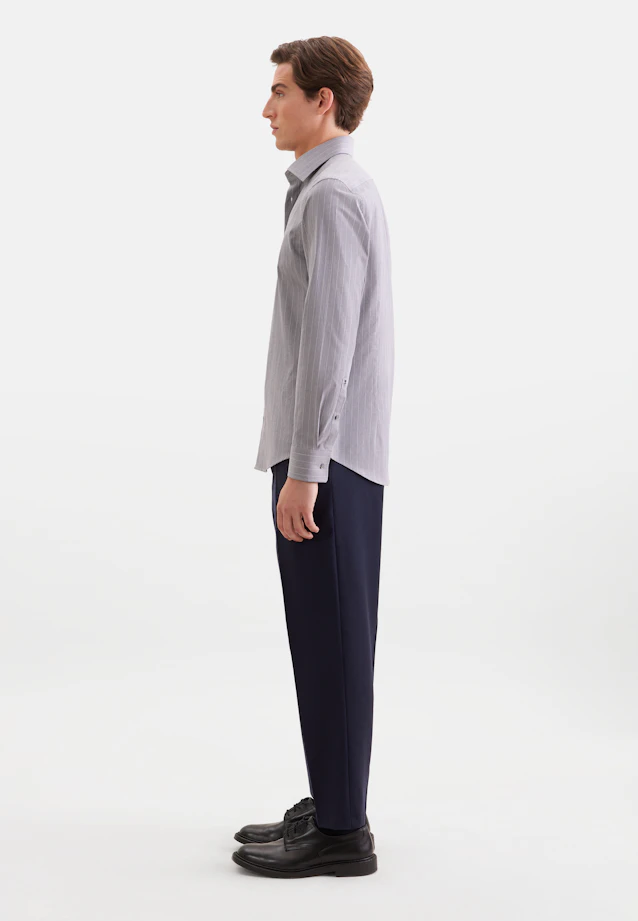 Slim Business shirt Stripes in Grey |  Seidensticker Onlineshop
