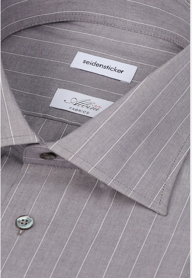 Slim Business shirt Stripes in Grey |  Seidensticker Onlineshop