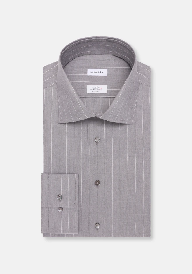 Slim Business shirt Stripes in Grey | Seidensticker online shop