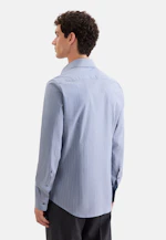 Slim Business shirt Stripes in Mittelblau |  Seidensticker Onlineshop