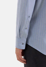 Slim Business shirt Stripes in Mittelblau |  Seidensticker Onlineshop