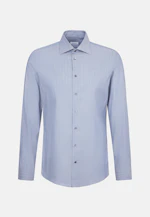 Slim Business shirt Stripes in Mittelblau |  Seidensticker Onlineshop