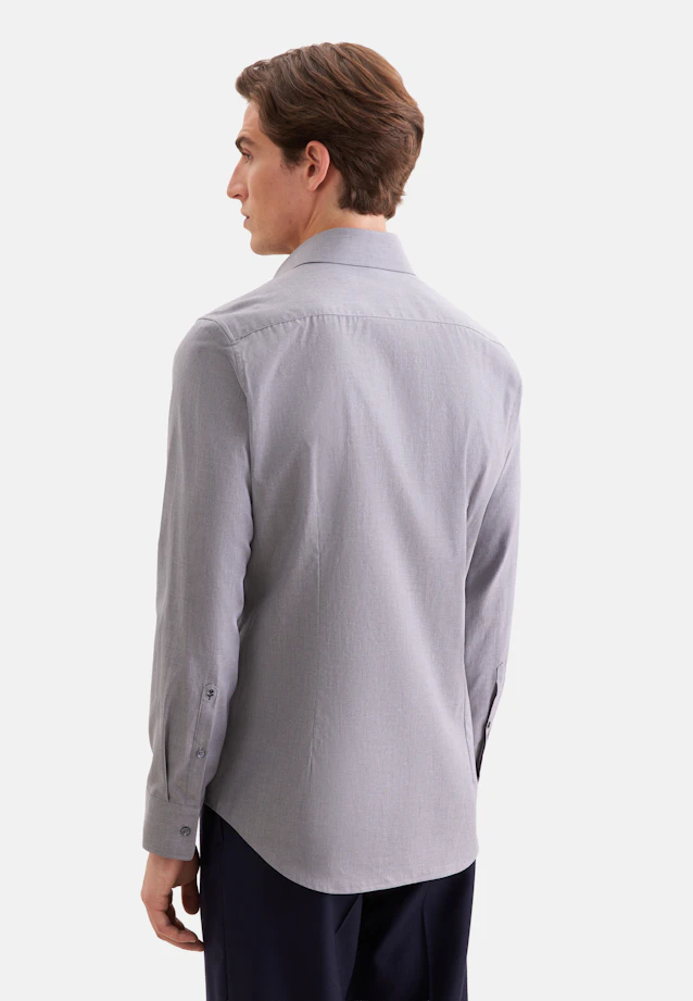 Slim Business shirt Uni in Grey |  Seidensticker Onlineshop