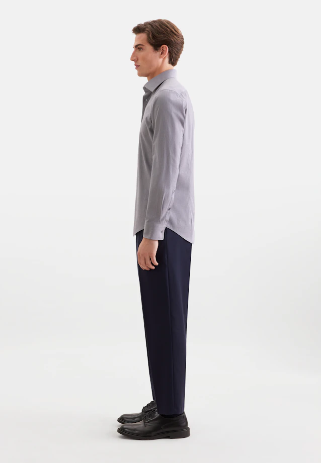 Slim Business shirt Uni in Grey |  Seidensticker Onlineshop