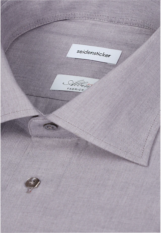 Slim Business shirt Uni in Grey |  Seidensticker Onlineshop
