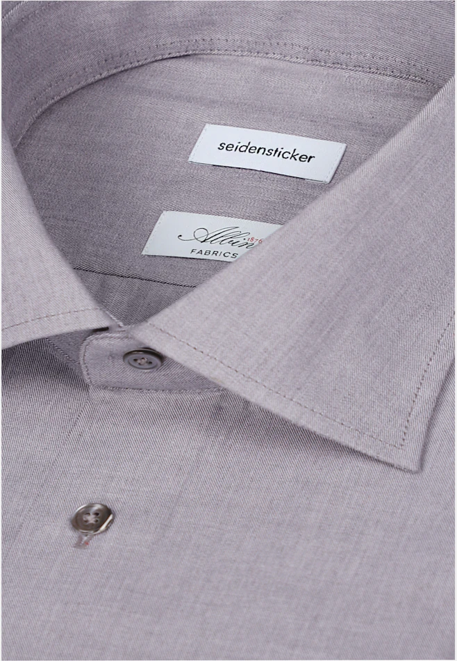 Slim Business shirt Uni in Grey | Seidensticker online shop