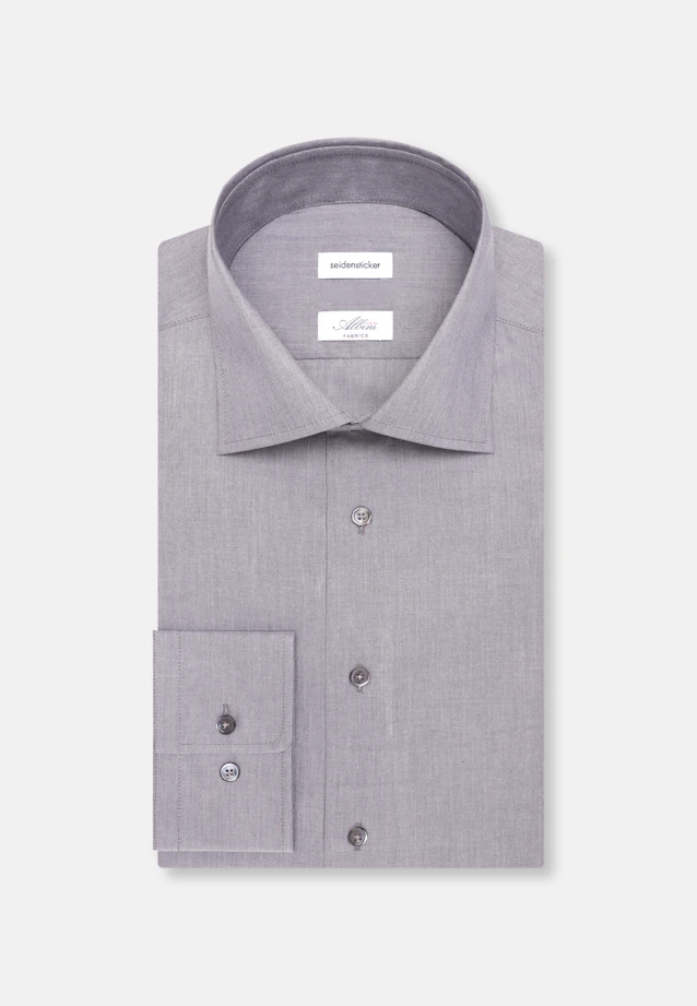 Slim Business shirt Uni in Grey |  Seidensticker Onlineshop