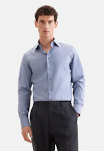 Slim Business shirt Uni in Mittelblau |  Seidensticker Onlineshop