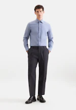 Slim Business shirt Uni in Mittelblau |  Seidensticker Onlineshop