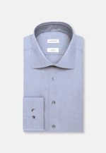 Slim Business shirt Uni in Mittelblau |  Seidensticker Onlineshop
