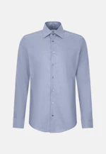 Slim Business shirt Uni in Mittelblau |  Seidensticker Onlineshop