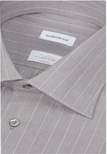 Regular Business shirt Stripes in Grey |  Seidensticker Onlineshop