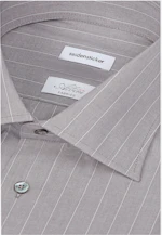 Regular Business Hemd Gestreift in Grau |  Seidensticker Onlineshop