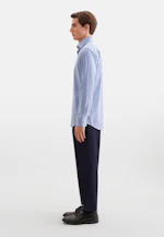 Regular Business shirt Stripes in Mittelblau |  Seidensticker Onlineshop