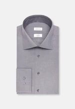 Regular Business shirt Uni in Grey |  Seidensticker Onlineshop
