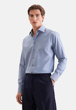 Regular Business shirt Uni in Mittelblau |  Seidensticker Onlineshop