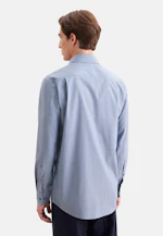 Regular Business shirt Uni in Mittelblau |  Seidensticker Onlineshop