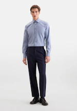Regular Business shirt Uni in Mittelblau |  Seidensticker Onlineshop
