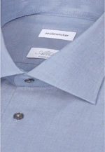 Regular Business shirt Uni in Mittelblau |  Seidensticker Onlineshop