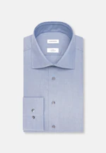 Regular Business shirt Uni in Mittelblau |  Seidensticker Onlineshop