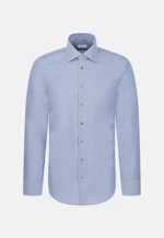 Regular Business shirt Uni in Mittelblau |  Seidensticker Onlineshop
