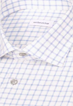 Slim Flanellhemd Karo in Hellblau |  Seidensticker Onlineshop