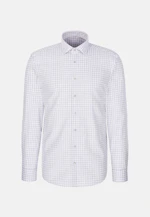 Slim Flanellhemd Karo in Hellblau |  Seidensticker Onlineshop