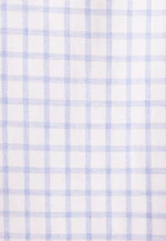 Regular Flanellhemd Karo in Hellblau |  Seidensticker Onlineshop
