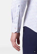 Regular Flanellhemd Karo in Hellblau |  Seidensticker Onlineshop