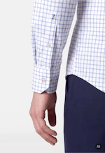 Regular Flanellhemd Karo in Hellblau |  Seidensticker Onlineshop