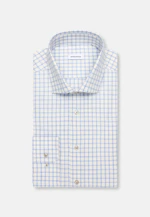 Regular Flanellhemd Karo in Hellblau |  Seidensticker Onlineshop
