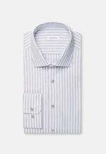 Regular Flannel shirt Stripes in Hellblau |  Seidensticker Onlineshop