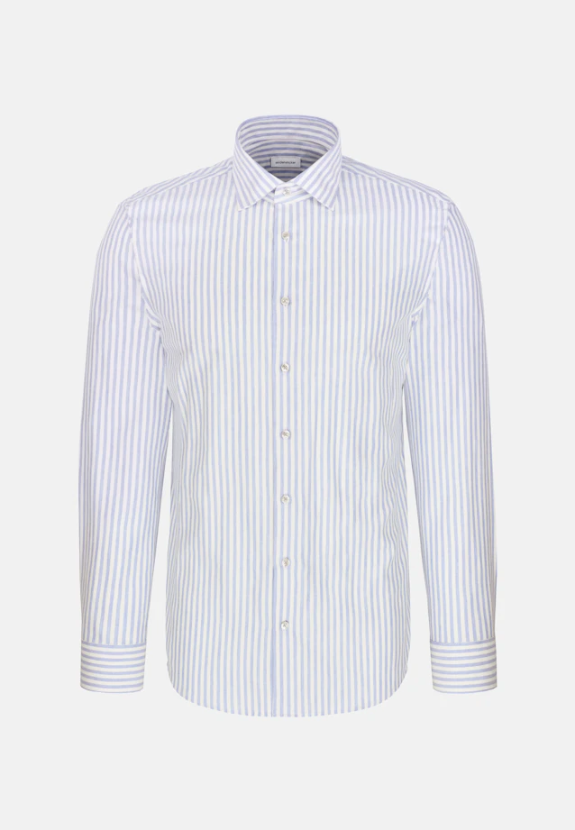 Regular Flannel shirt Stripes in Hellblau |  Seidensticker Onlineshop