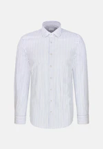 Regular Flannel shirt Stripes in Hellblau |  Seidensticker Onlineshop