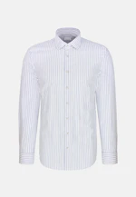 Regular Flanellhemd Gestreift in Hellblau |  Seidensticker Onlineshop