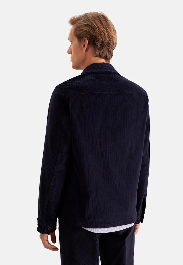 Regular Jacke Kord in Dunkelblau |  Seidensticker Onlineshop