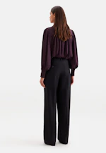 Bundfaltenhose aus Flanell in Schwarz |  Seidensticker Onlineshop