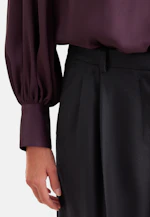 Bundfaltenhose aus Flanell in Schwarz |  Seidensticker Onlineshop