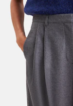 Bundfaltenhose aus Flanell in Grau |  Seidensticker Onlineshop