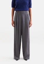 Bundfaltenhose aus Flanell in Grau |  Seidensticker Onlineshop