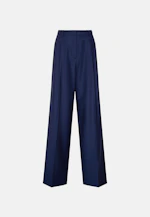 Bundfaltenhose aus Flanell in Mittelblau |  Seidensticker Onlineshop