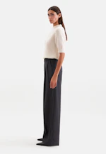 Bundfaltenhose aus Flanell in Grau |  Seidensticker Onlineshop