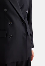 Blazer croisé en mélange de laine à poches à rabat in Noir |  Seidensticker Onlineshop