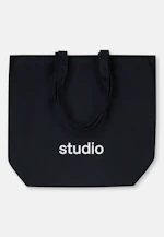 Oversized Tasche Uni in Schwarz |  Seidensticker Onlineshop
