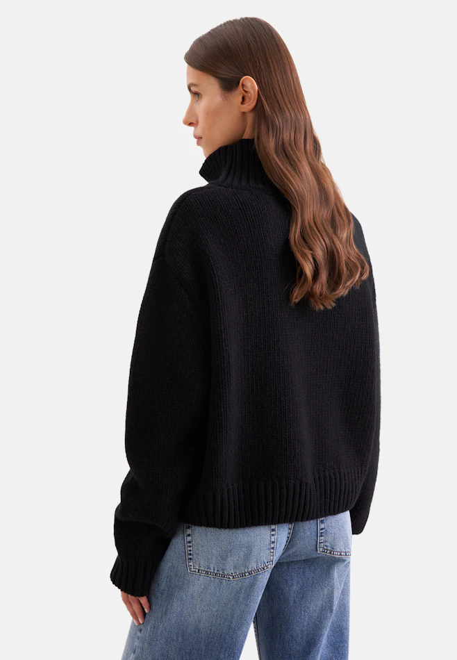 Oversized Pullover Uni in Schwarz | Seidensticker Onlineshop