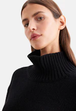 Oversized Pullover Uni in Schwarz |  Seidensticker Onlineshop